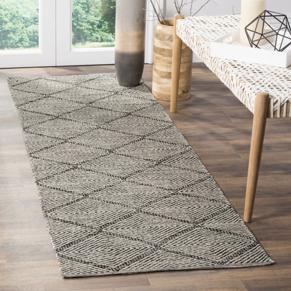Xander Geometric Handmade Flatweave Cream Area Rug & Reviews Joss & Main